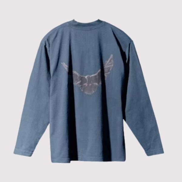 Yeezy Gap Dove Longsleeve Dark Blue Tee