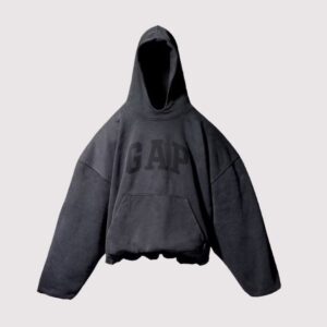 Yeezy Gap Engineered by Balenciaga Dove Washed Black Hoodie