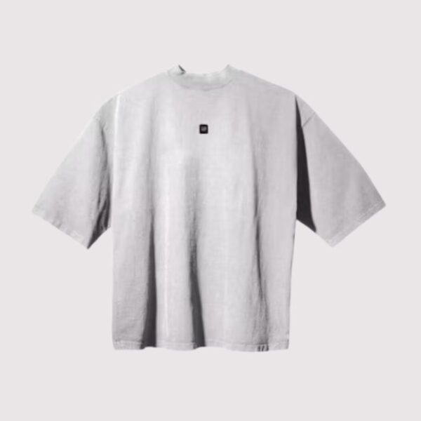 Yeezy Gap Engineered by Balenciaga Logo Sleeve White T-shirt