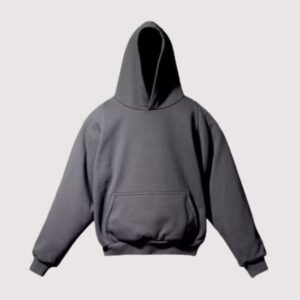 Yeezy Gap Logo Shrunken Black Hoodie