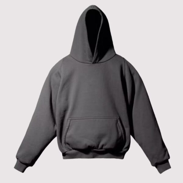 Yeezy Gap Logo Shrunken Dark Grey Hoodie