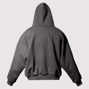 Yeezy Gap Logo Shrunken Dark Grey Hoodie